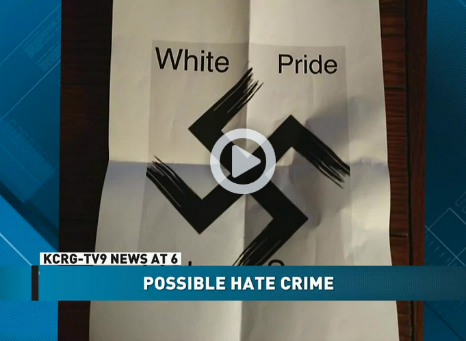 A simple message as a &quot;hate crime?&quot;  Oh, please.