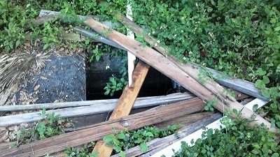 Open Septic Tank