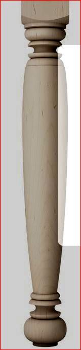 Oak Table Leg