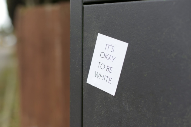 Big uproar over little sticker