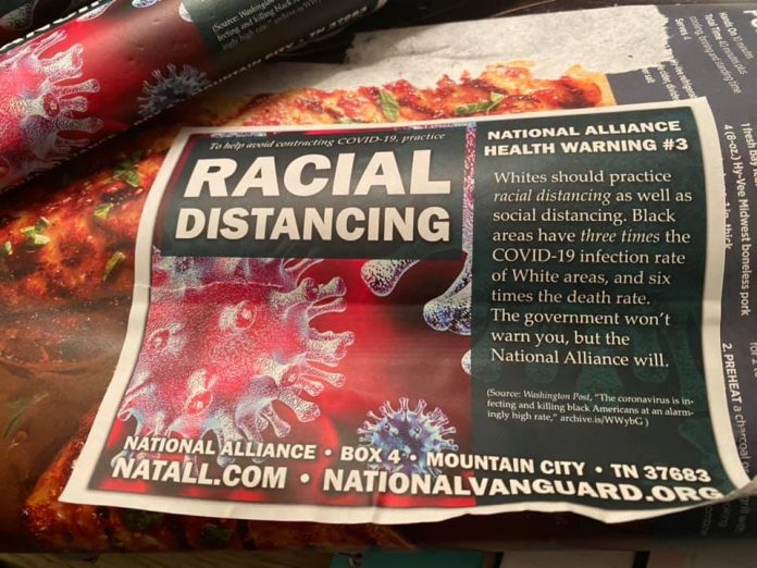 A few stickers and effort wasted on non-Whites and race traitors.  If only all of them could be corralled somewhere where decent Whites aren't...