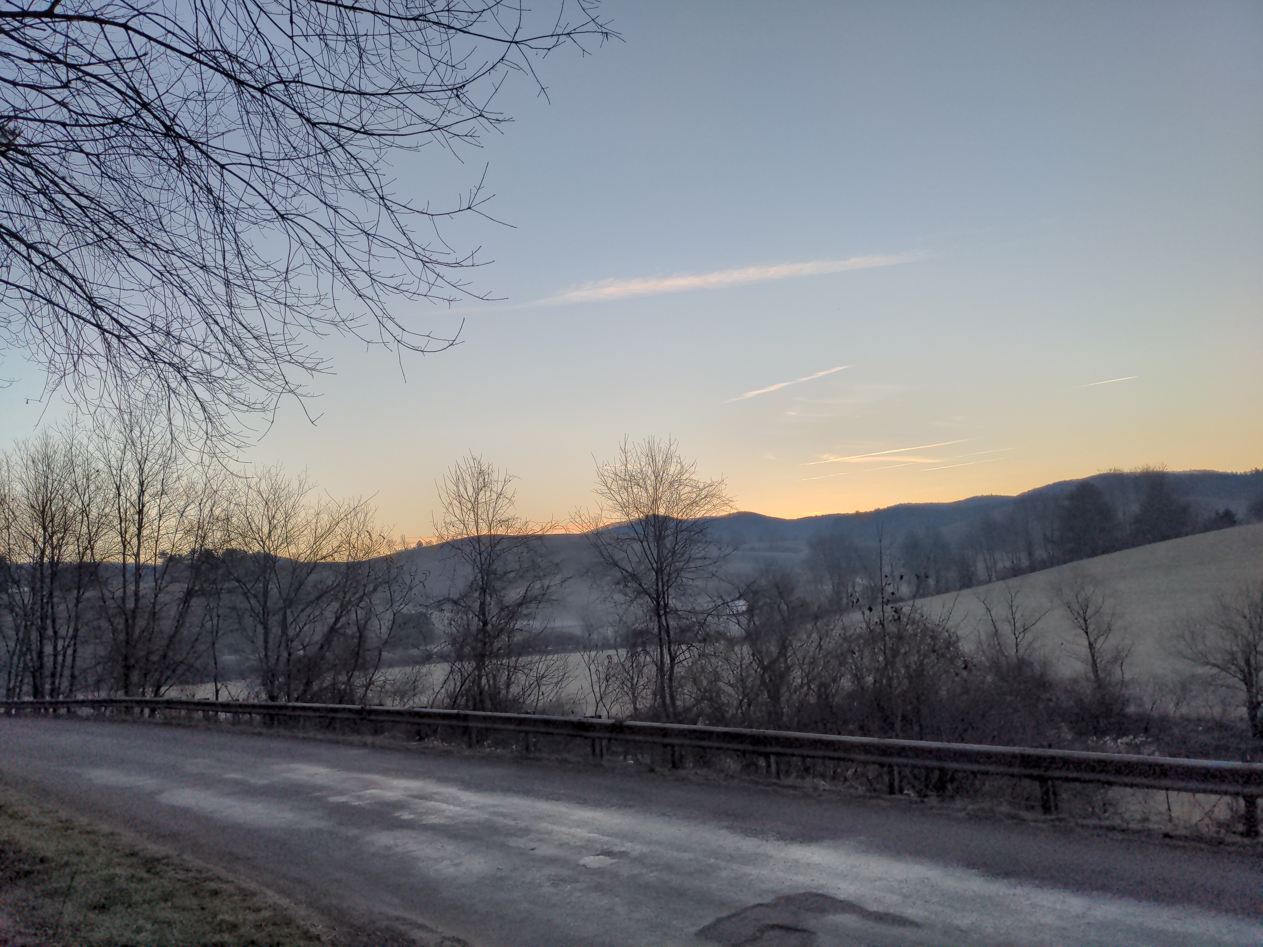 A beautiful, albiet cold, Winter Solstice sunrise