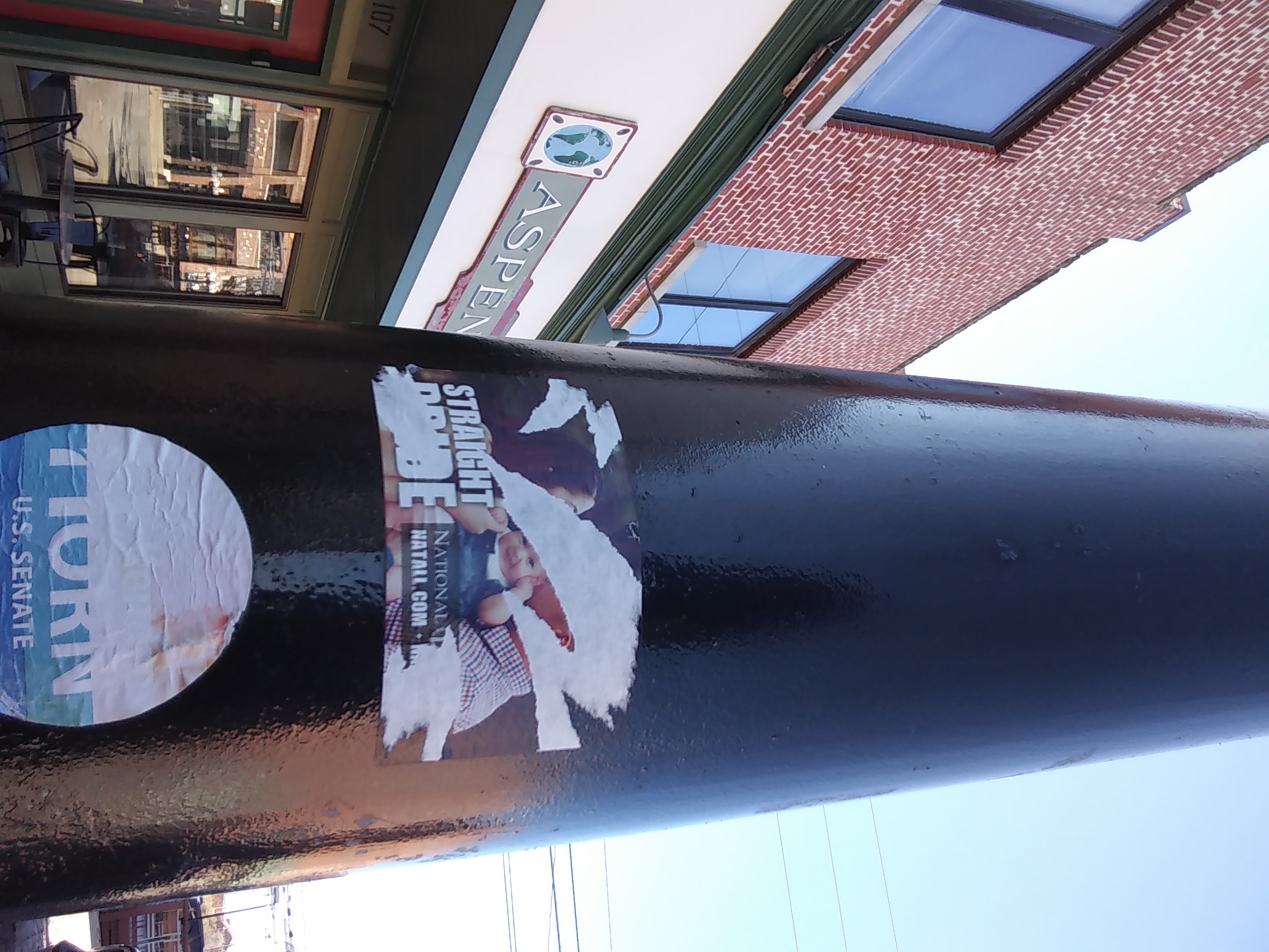 This happened to all Straight Pride stickers.