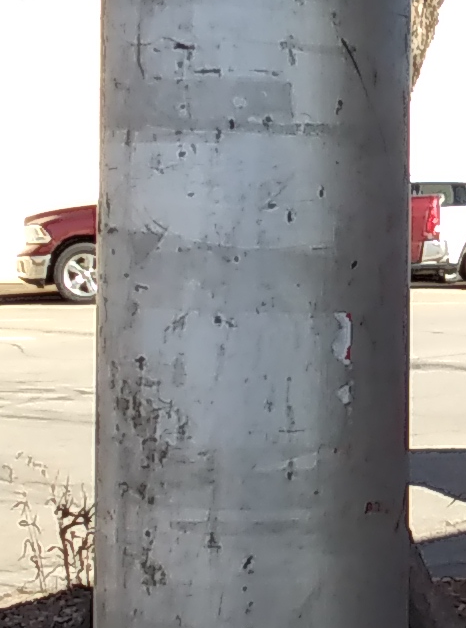 Some where almost fully removed.